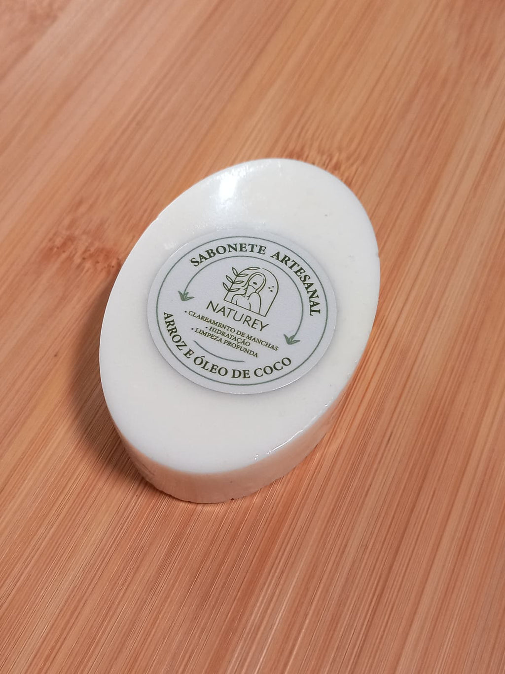 Sabonete de Arroz e Óleo de Coco